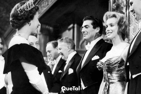 Cuando Marilyn Monroe conoció a la reina Isabel